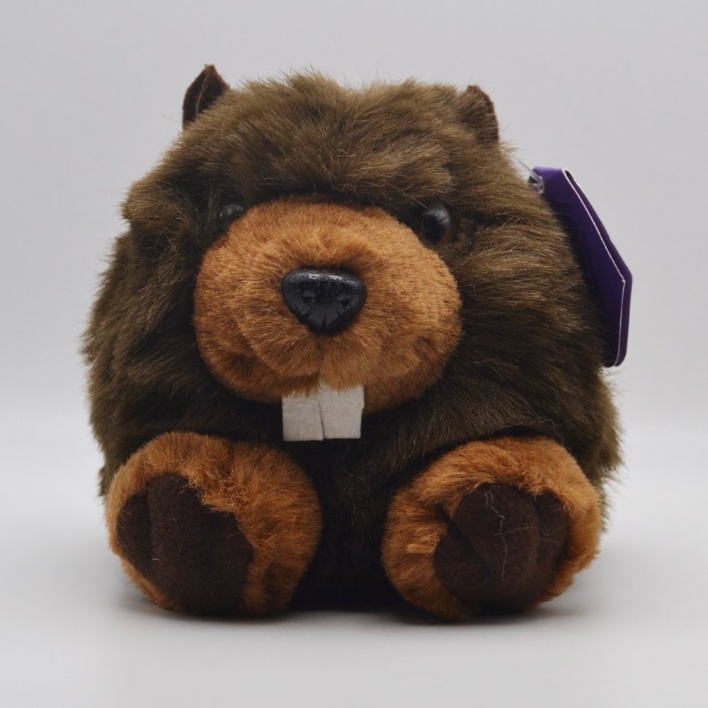 Chompers the Beaver Puffkins by Swibco Style 6608 Bean Bag Plush